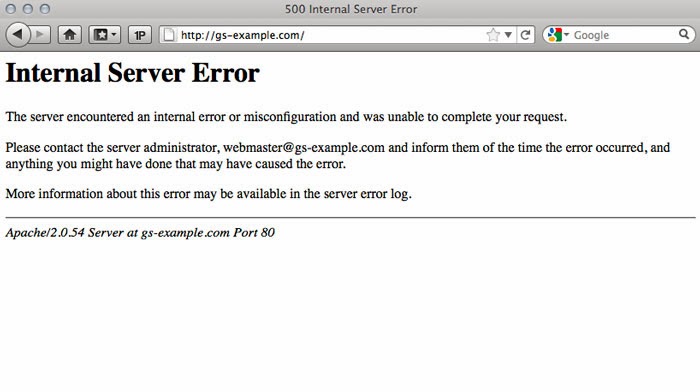 500 internal server error litespeed web server