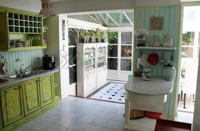 cocina comedor de la casa de Natalia Oreiro