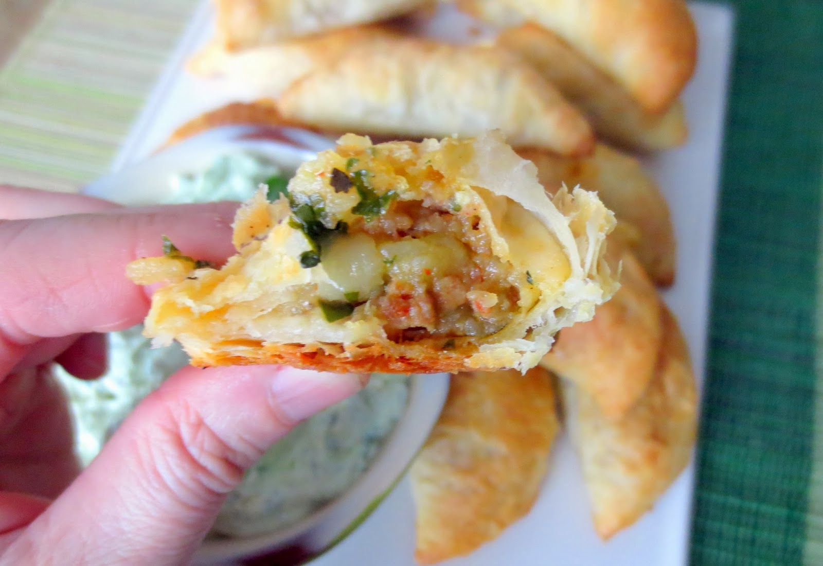 The Owl with the Goblet Chorizo and Potato Stuffed Empanadas with