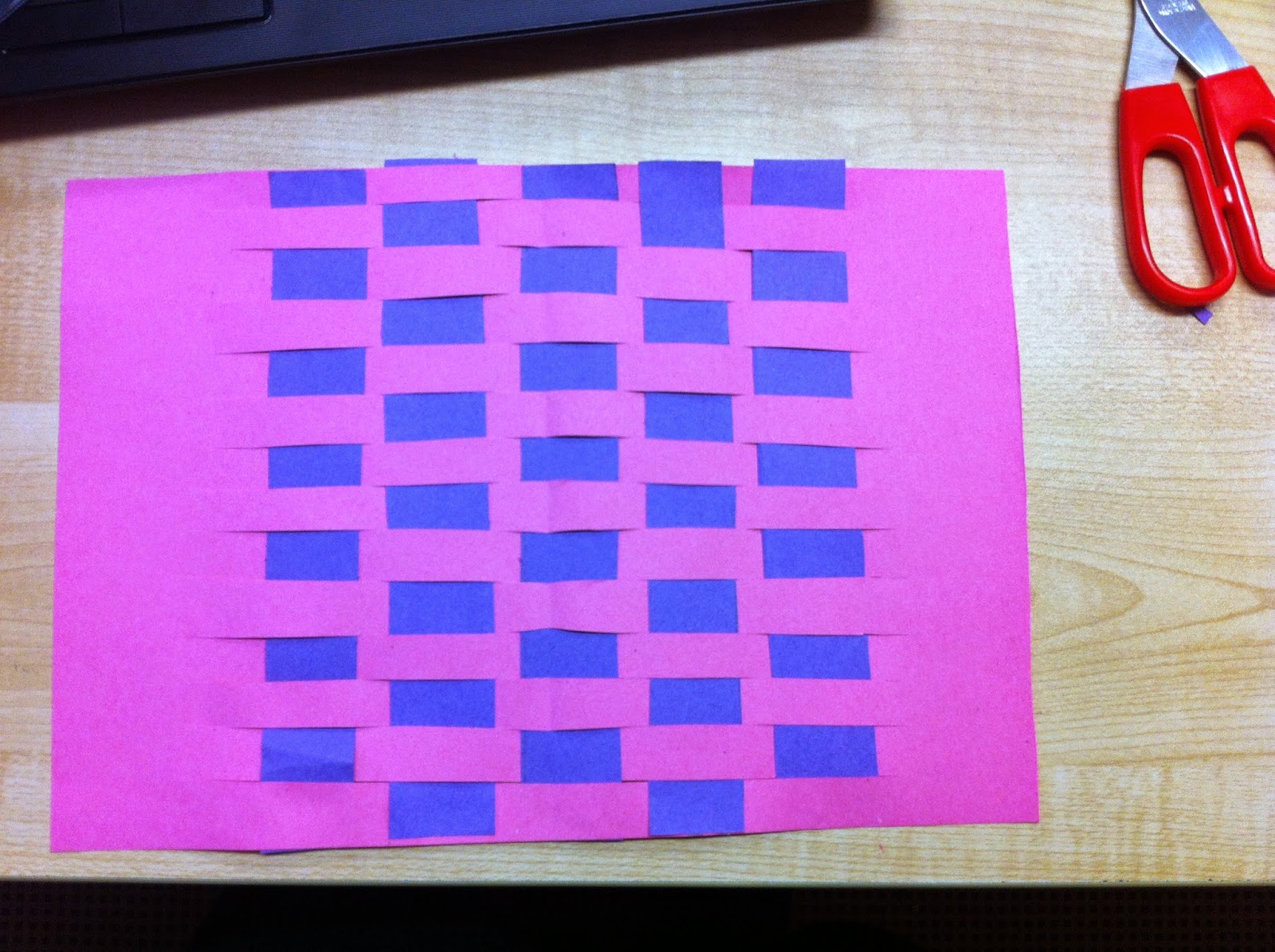 Paper weaving art lesson Irish Primary Teacher