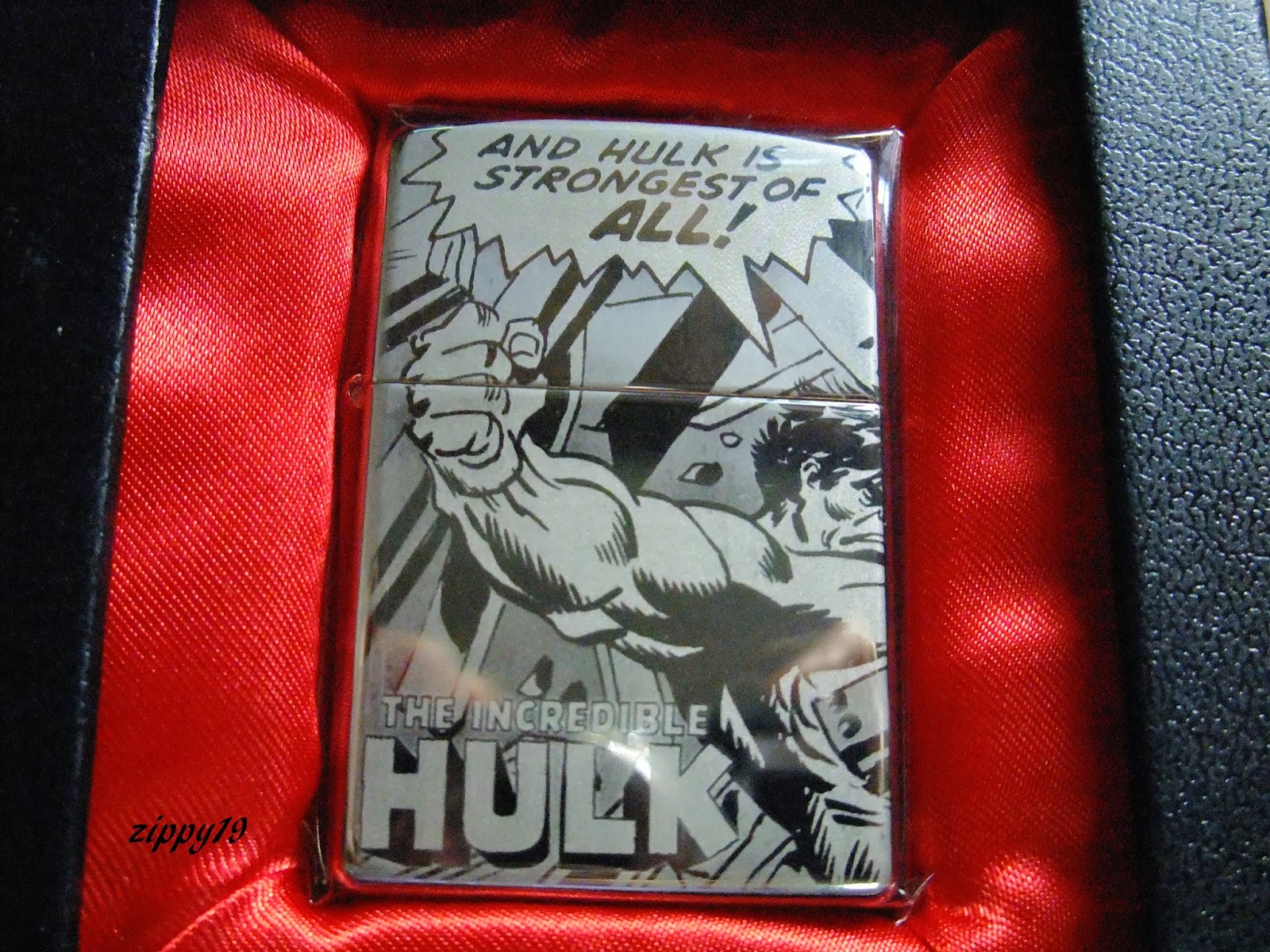 My Zippo Lighters Collection Marvel Comics 'Incredible HULK'. Limited