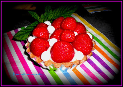 crostatine di fragole fresche e crema pasticcera