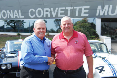Rick Hendrick with Corvette Museum Director Wendell Strode Rick Hendrick with Corvette Museum Director Wendell Strode