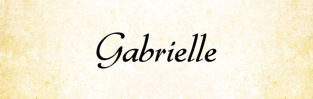Gabrielle | イタリック(斜め)になっているエレガントな雰囲気の筆記体フリーフォント。商用可。