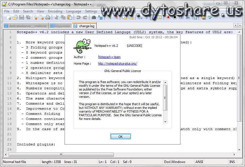 downloading Notepad++ 8.5.4 downloading Notepad++ 8.5.4