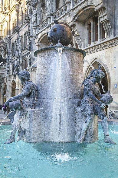 New Town Hall Fountain