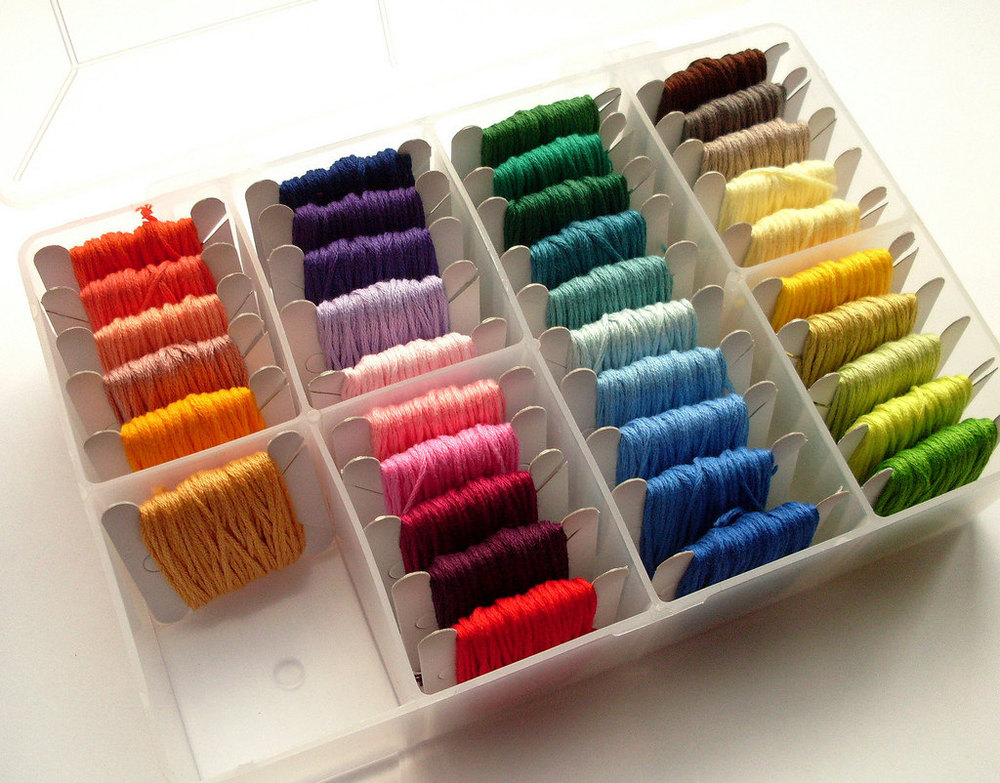 Bugs and Fishes by Lupin: Giveaway: Embroidery Thread Storage Box & Threads