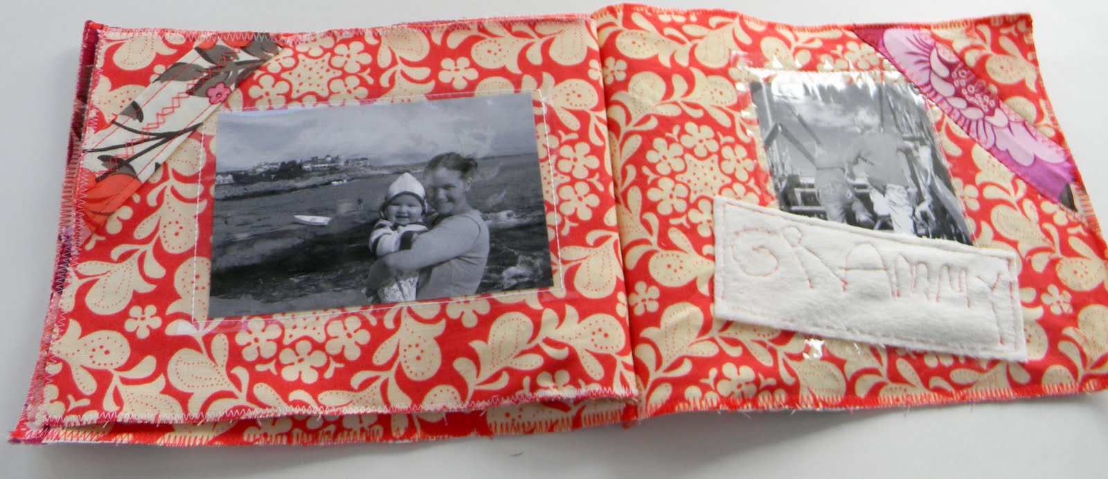 fat quarter friday {fabric scrapbook tutorial}