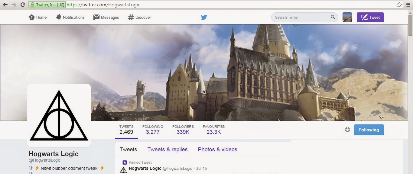 Twitter accounts you should follow Harry Potter