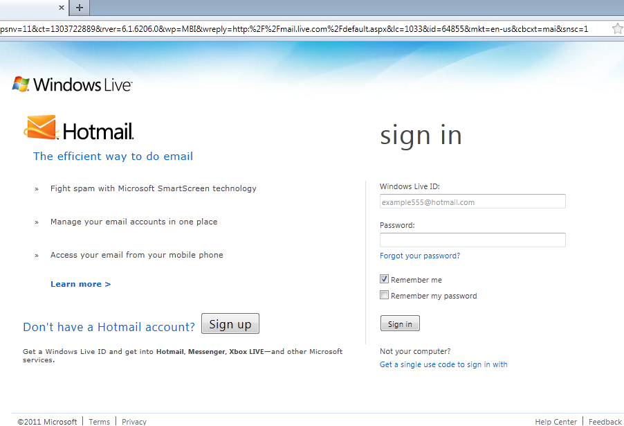 Hotmail. http://www.hotmail.com. 
