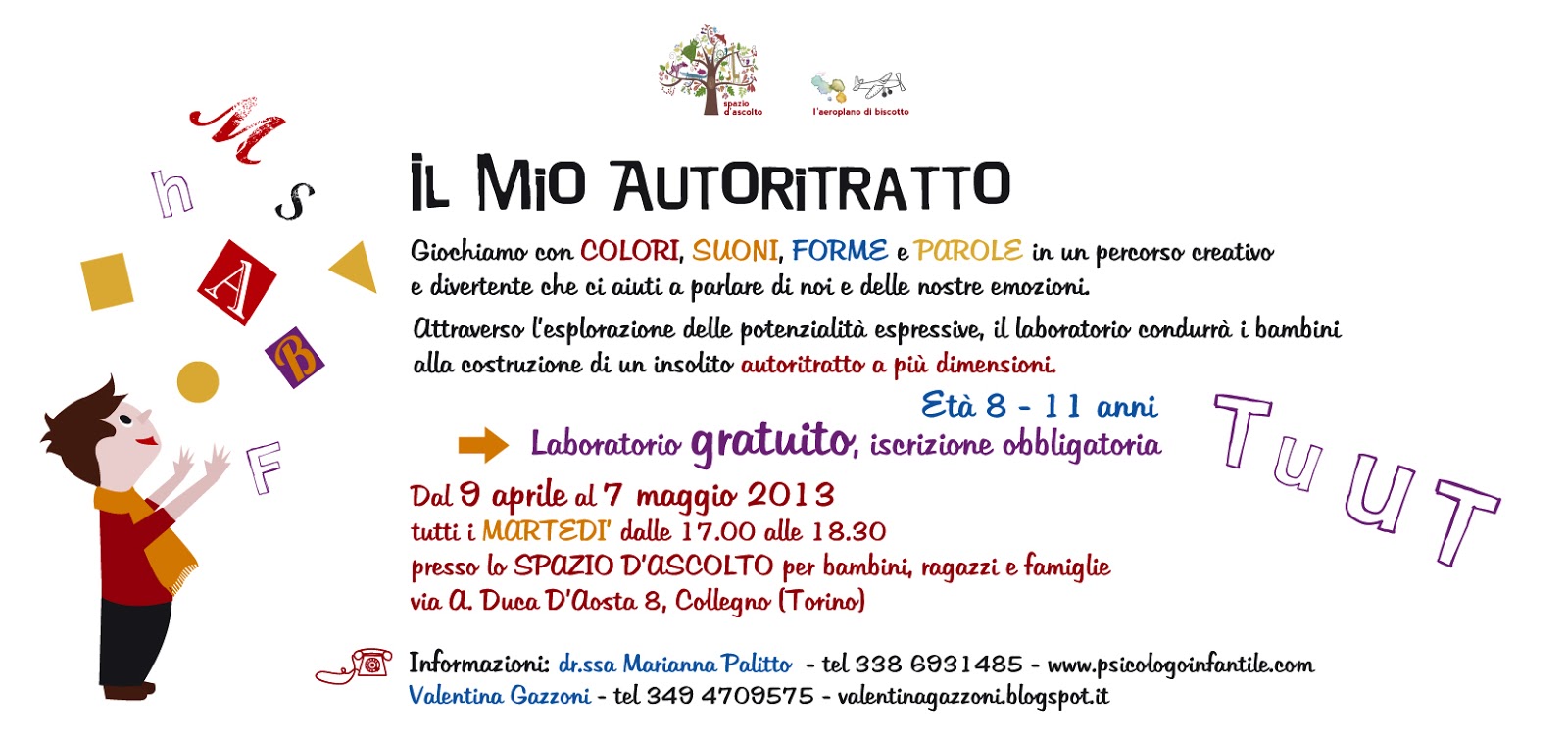 L'Aeroplano di Biscotto Laboratorio creativo per bambini "Il Mio