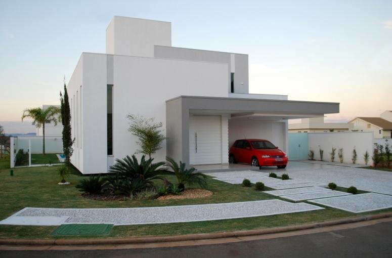 Modern homes usa front designs exterior custom home design
