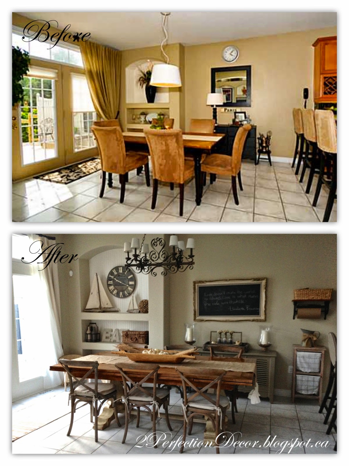 2Perfection Decor Kitchen Eating Area Reveal