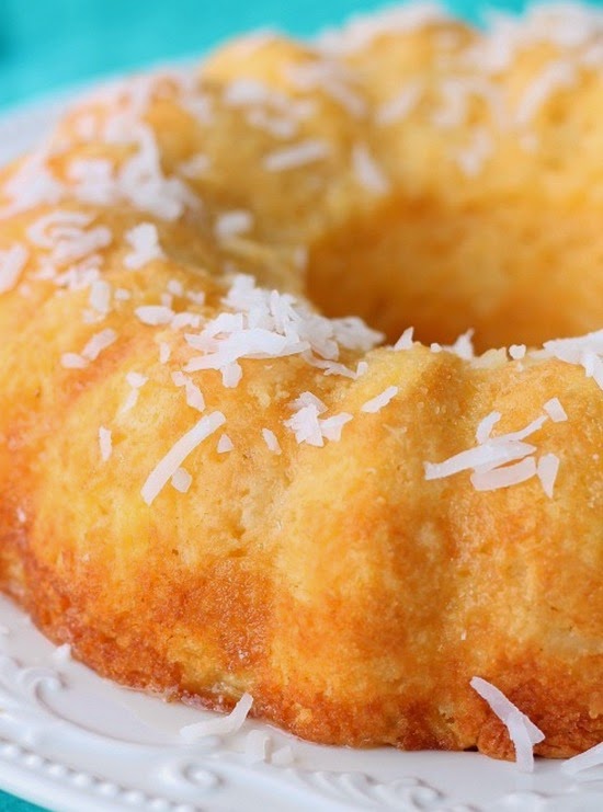 Coconut Bundt Cake With Pineapple Glaze Coconut Bundt Cake With Pineapple Glaze