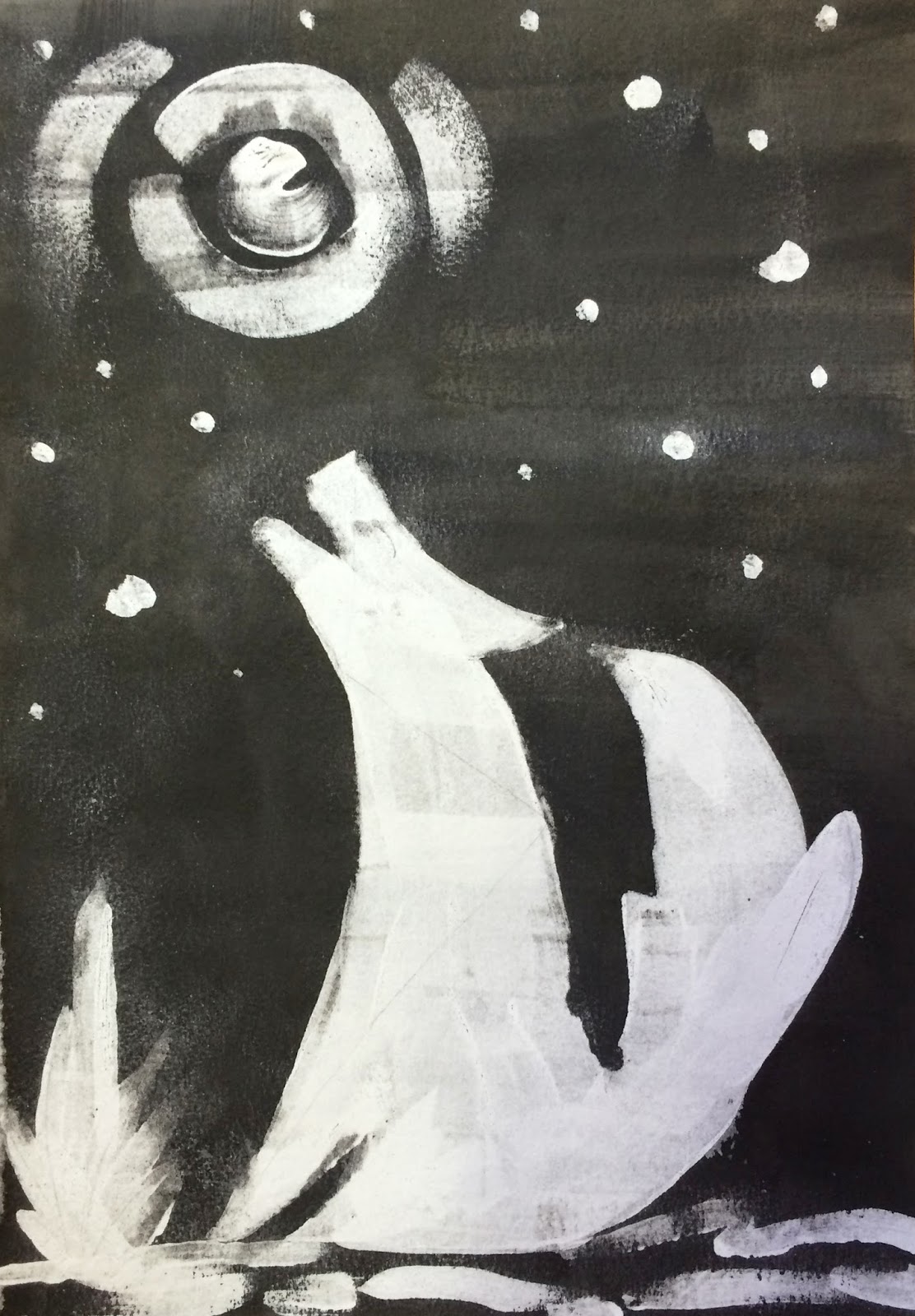 Kathy's Art Project Ideas India Ink and Tempera Resist Art Lesson