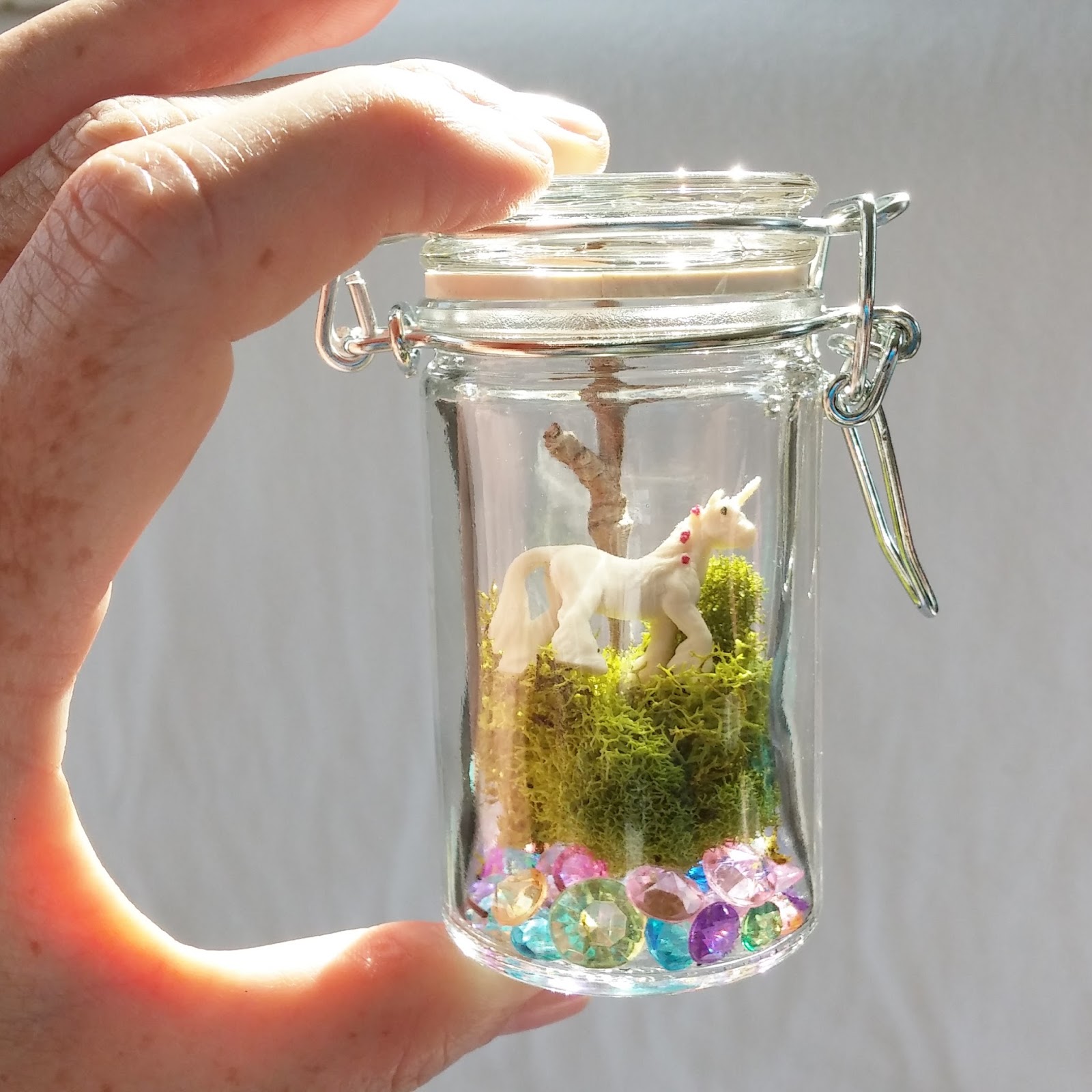 Whimsical Ways Mini DIY Unicorn Terrarium
