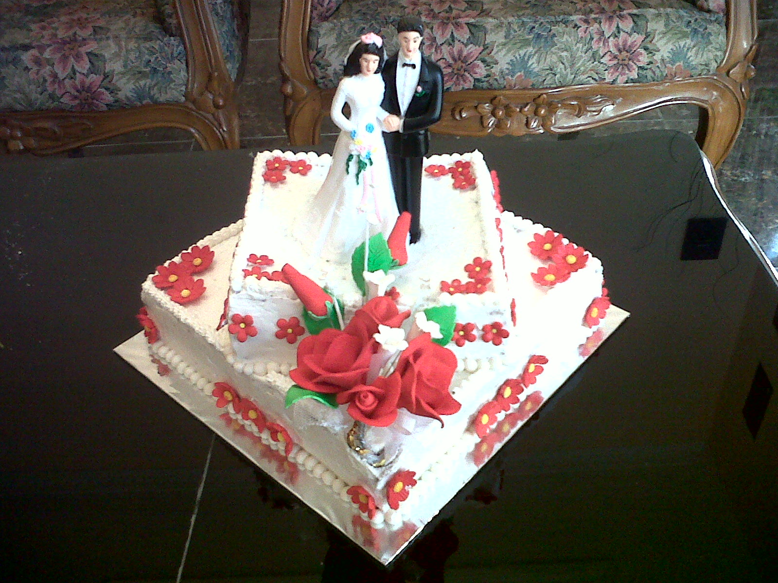 Wedding Cake For Marsel Dan Angel Di Pulo Mas