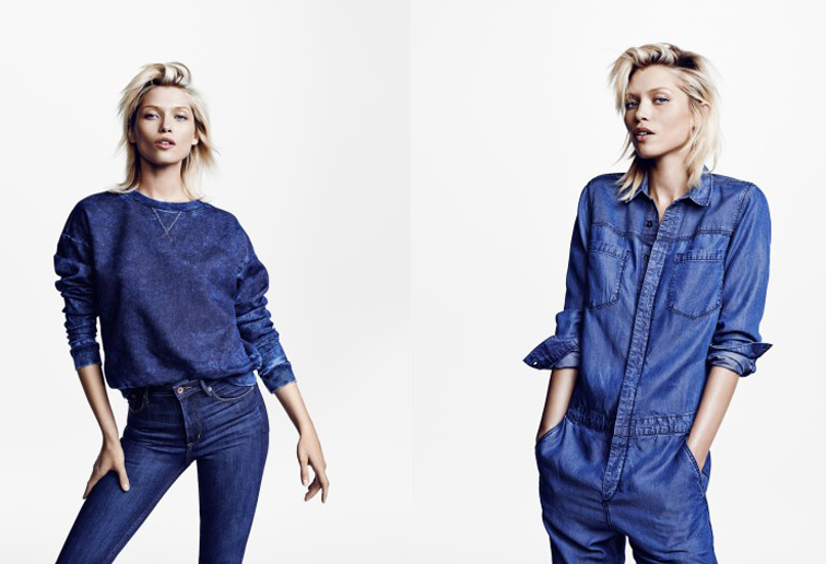 Hana Jirickova for H&M Denim conscious line Hana Jirickova for H&M Denim conscious line