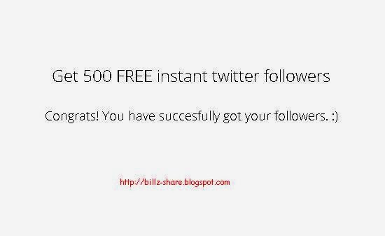 Cara Mendapatkan 500 Followers Twitter 2014