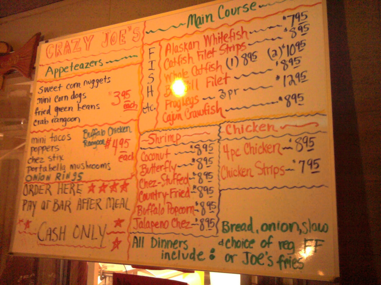 Metro Mitra Crazy Joe's Fish House