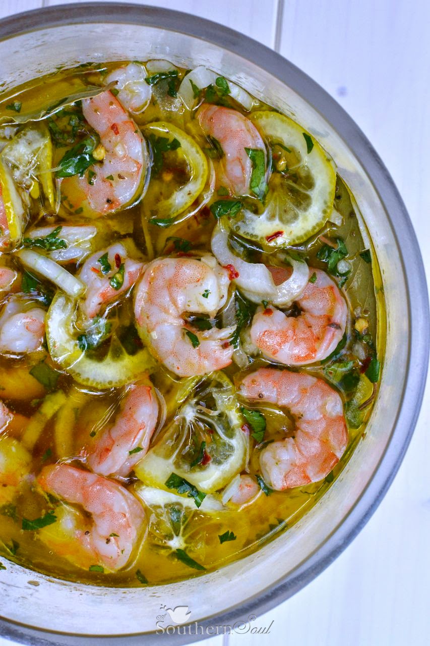Pickled Shrimp - A Southern Soul