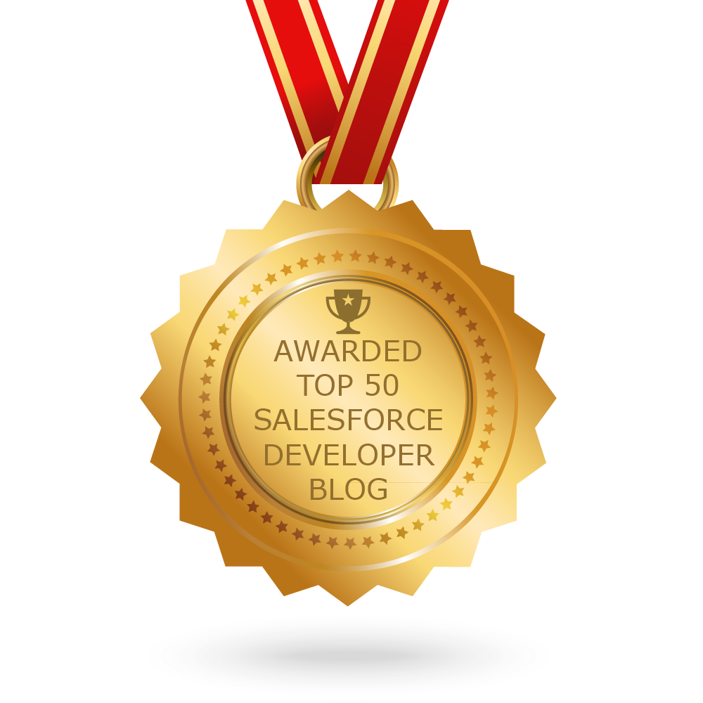 Awarded Top 50 Salesforce Blogs