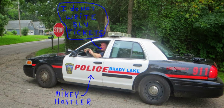 An exclusive blog cam interview with Brady Lake Village cop Mikey Hostler.