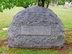 Irvin Cobb's marker at Oak Grove Cemetery at Paducah, KY.