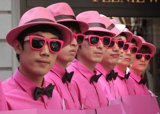 Men In Pink