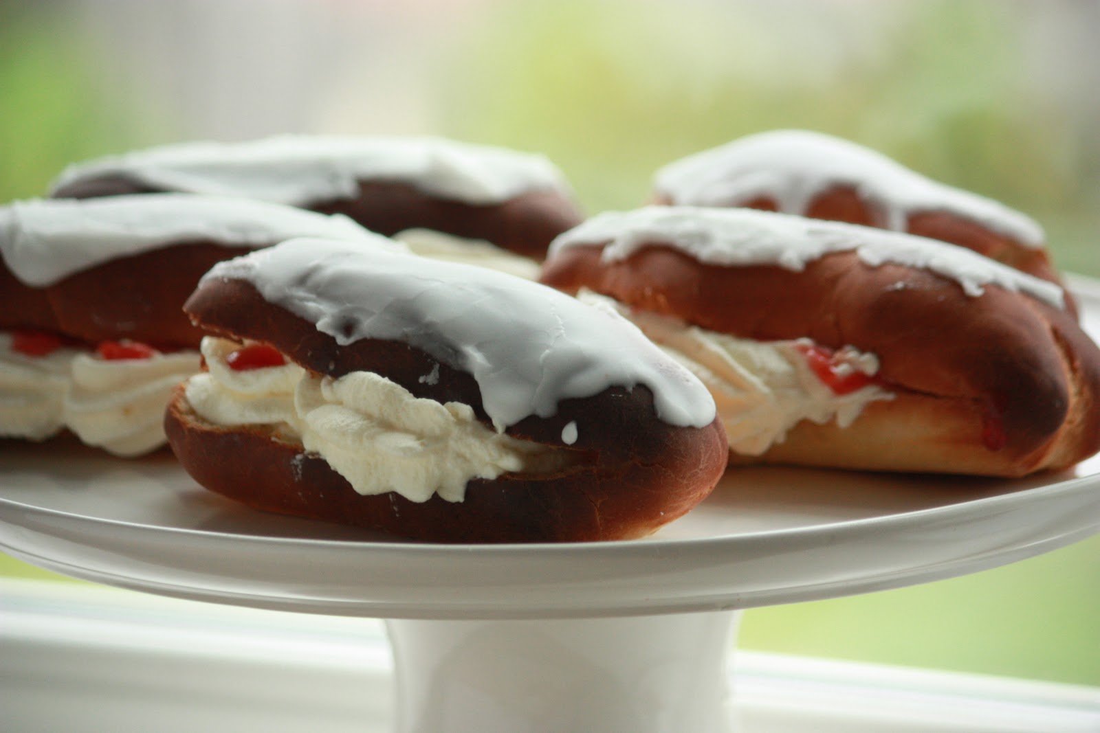 With Milk & Flour Iced Finger Buns