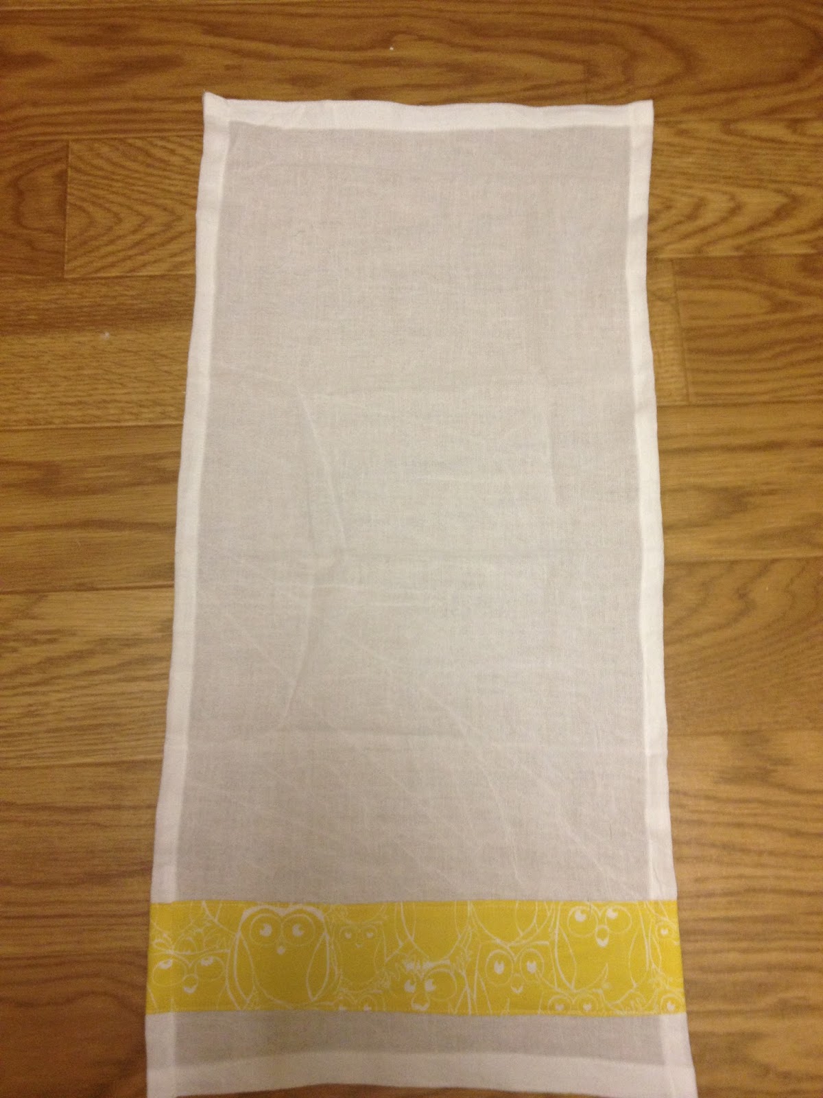 Steph's Sew Sew Life Simple Kitchen Towel Tutorial