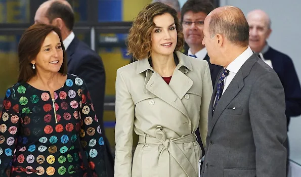 Queen Letizia of Spain attended the first seminar about 'Spain 2030, Spanish Cooperation and the new agenda for sustainable development' at the National Library