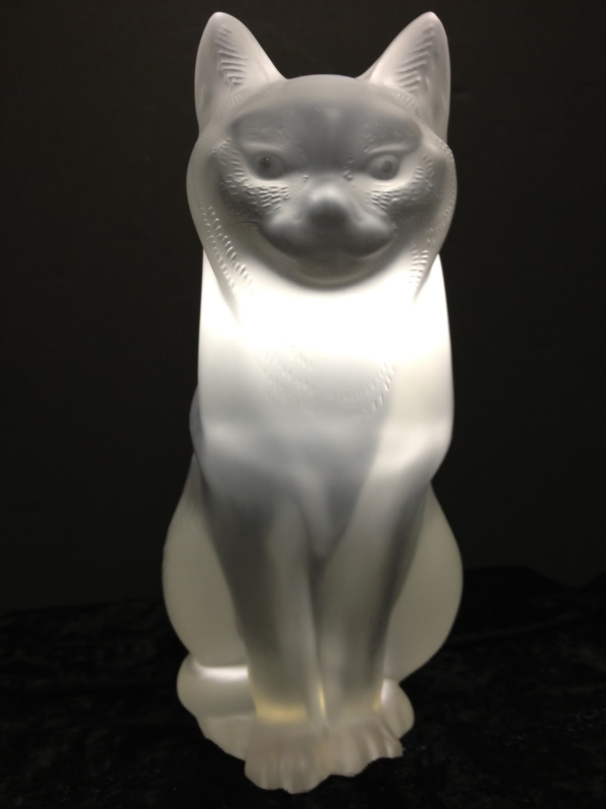 Antiques, Art, and Collectibles Lalique Crystal Cats