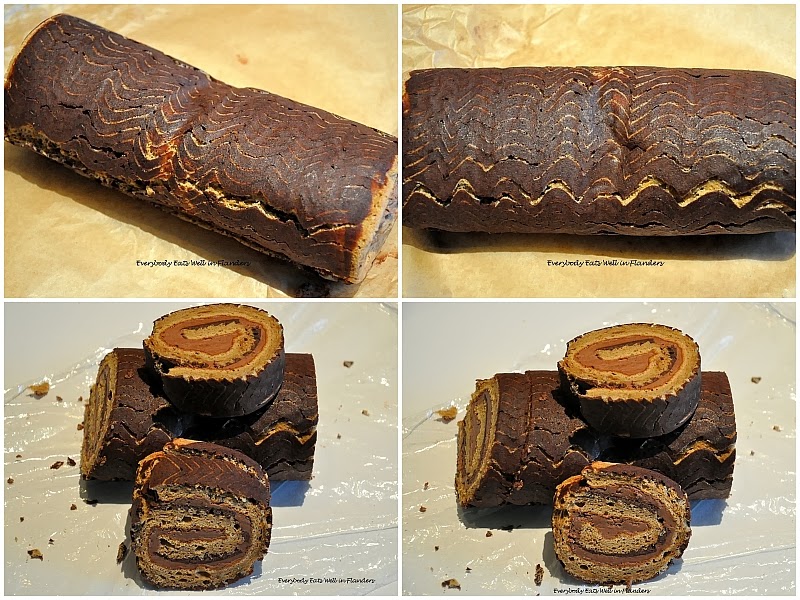 Everybody Eats Well in Flanders: Christmas Yule Log Cake (Bûche de Noël)