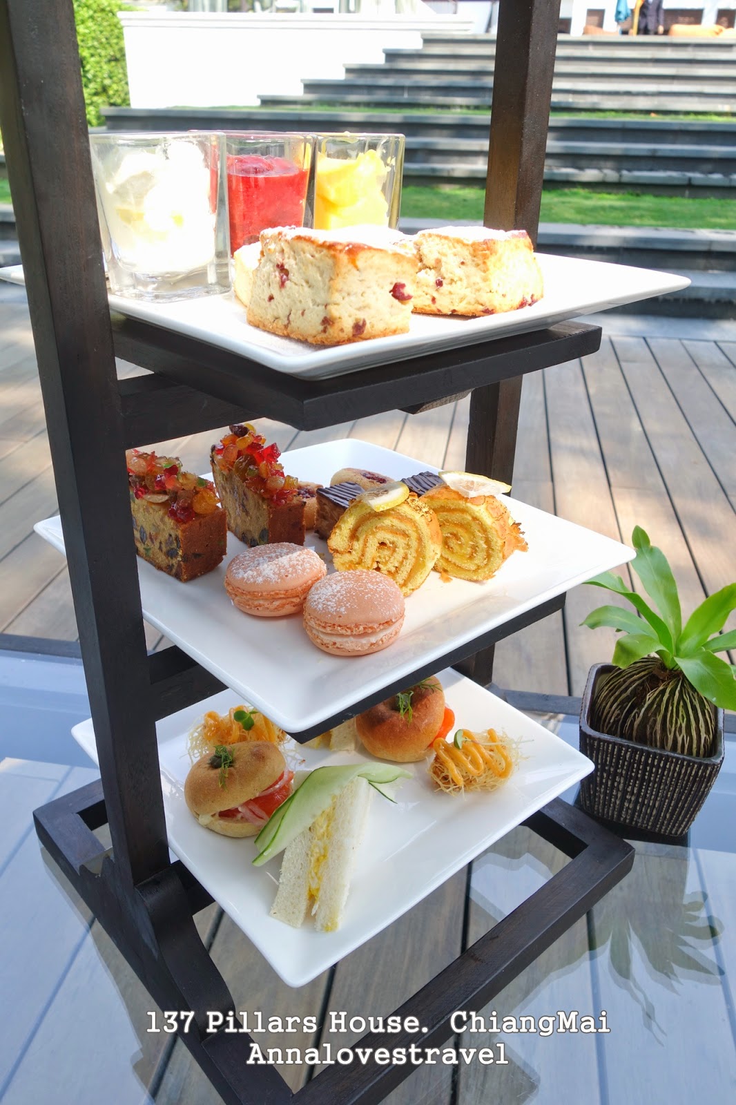 清邁137 Pillars House Afternoon Tea．悠閒的下午茶時光 安娜愛閒遊