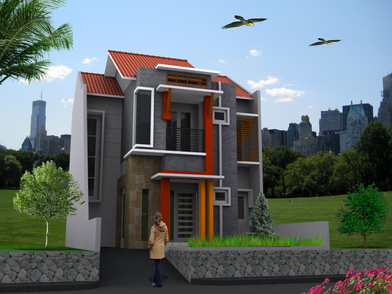 Desain Rumah 2 Lantai Modern Minimalis 2014 | Architecture Design