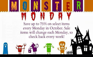 Monster Mondays, sale, scentsy,wickless candles, independent consultant, direct sales
