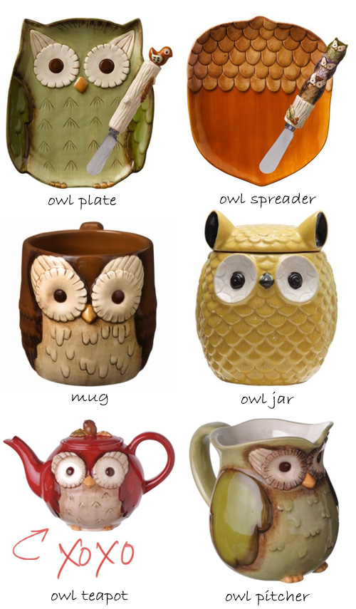 My Owl Barn Owl Teapot, Owl Jar and More