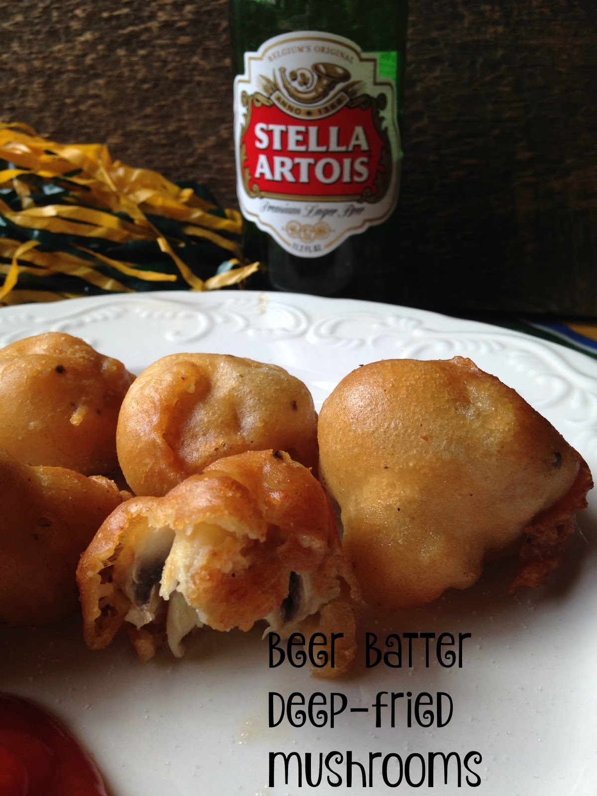 Beer Battered Deep Fried Mushrooms Turnips 2 Tangerines