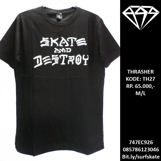 Surf Skate Tees Baju Kaos Thrasher T Shirt Tees surf skate tees baju kaos thrasher t shirt tees