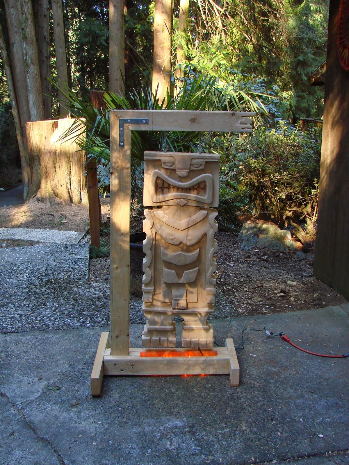 Much time was spent on the frame to make it sturdy.