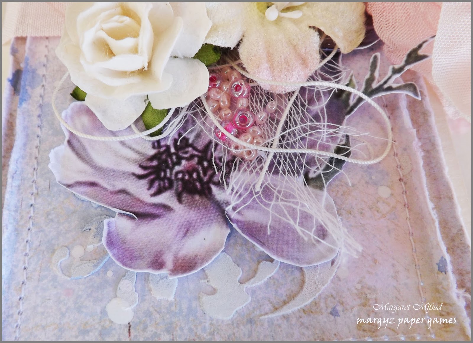 Meg's Garden Meadows Concertina Card by Margaret Mifsud