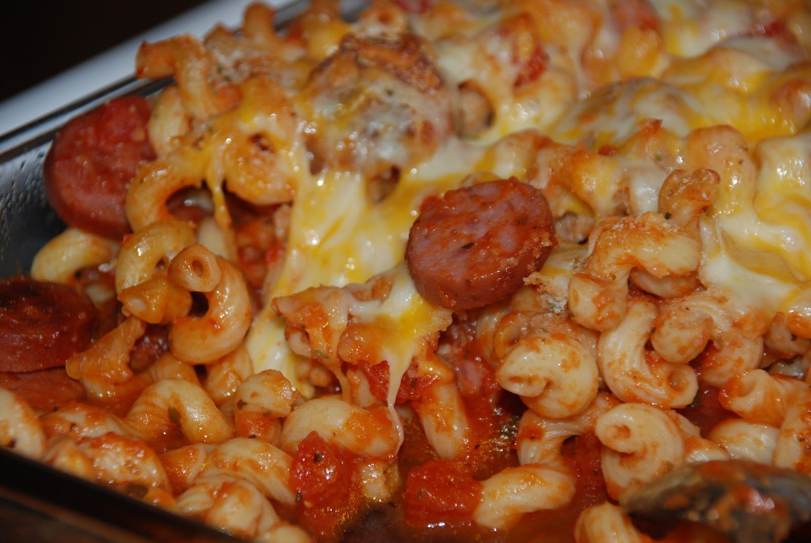 Baking and Creating with Avril Kielbasa Pasta Casserole