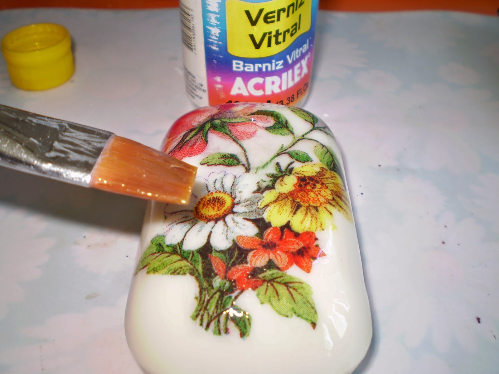 Jabones y jaboneras con decoupage