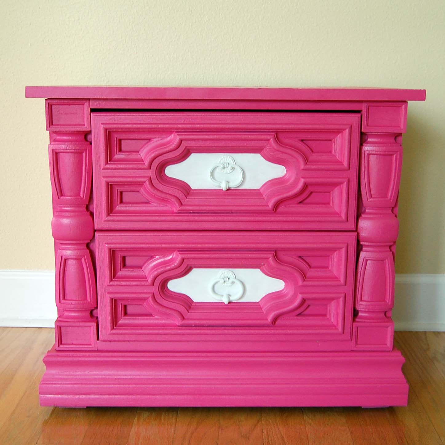 The Furniture Fanatic PINK! Hot Pink Dresser