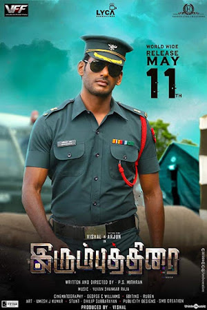 Poster Of Free Download Irumbu Thirai 2018 300MB Full Movie Hindi Dubbed 720P Bluray HD HEVC Small Size Pc Movie Only At worldfree4u.com