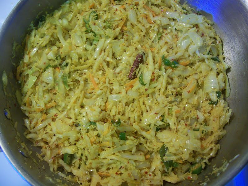 Kitchen Simmer Sri Lankan Cabbage Mellun
