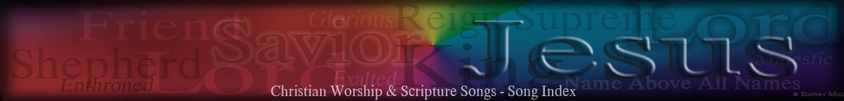 Scripture Songs for Worship - Song Index