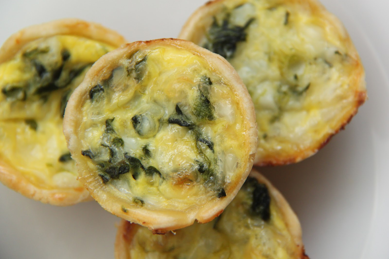 Spinach and Cheese Quiche Smashed Peas & Carrots