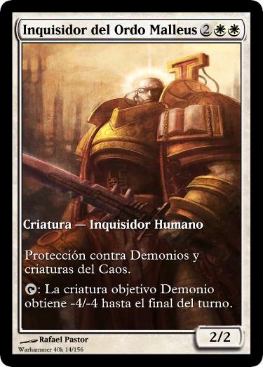 Cartas Warhammer 40k para Magic Inquisidor+del+Ordo+Malleus.1